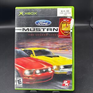 Ford Mustang The Legend Lives Microsoft‎ XBOX Original CIB